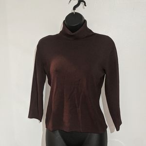 Joseph A. Turtleneck Sweater in Brown 🤎